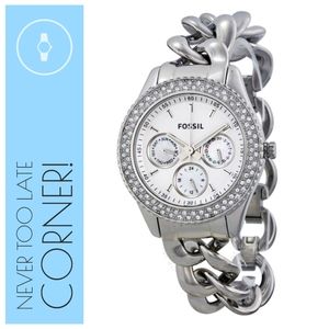 Stella Silver Dial Stainless Steel Ladies Watch